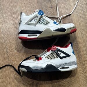 Jordan Men's Shoes - White, Red, Blue, Black